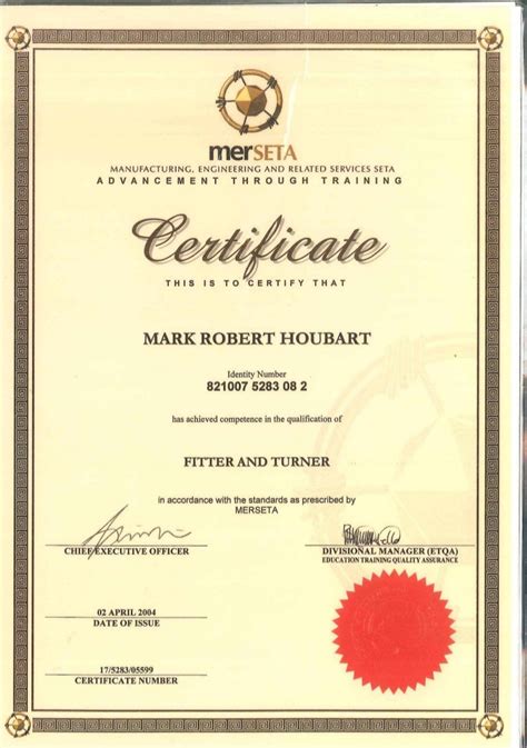 red seal rigging certificate